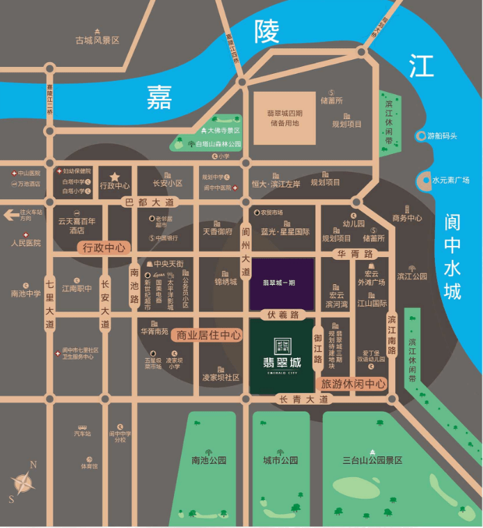 閬中新城首座最新動態(tài)揭秘