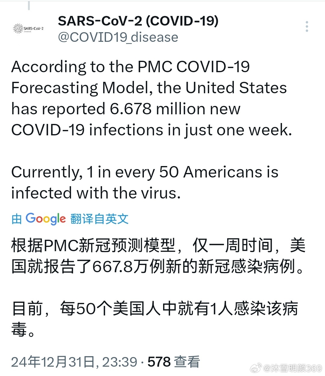 美國最新病例洞察報(bào)告